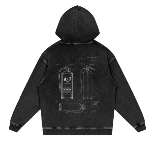 Diagram 1 Hoodie, back